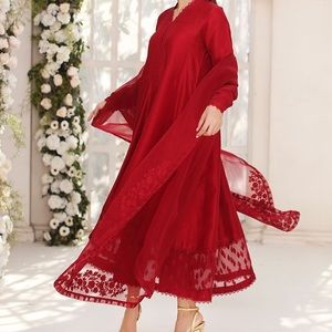 Original Aghanoor long kurta with pant and dupatta